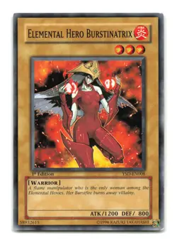 Elemental Hero Burstinatrix - YSD-EN008 1st Edition - YuGiOh-LP - Image 1