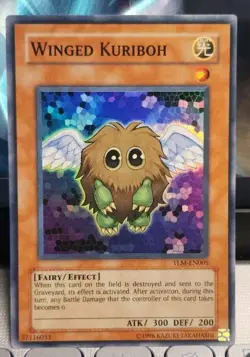 Yu-Gi-Oh COLLECTOR'S Winged Kuriboh Super Rare TLM-EN005 +BONUS - Image 1