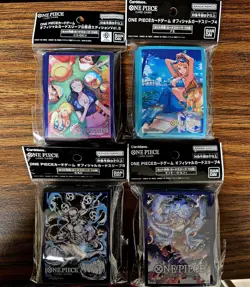 One Piece TCG Offical Sleeves & Deck Box Lot - Image 1