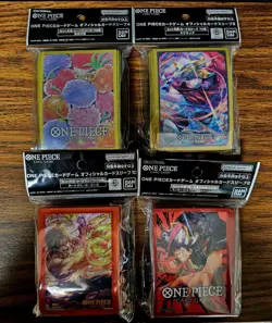One Piece TCG Offical Sleeves & Deck Box Lot - Image 2
