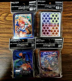 One Piece TCG Offical Sleeves & Deck Box Lot - Image 3