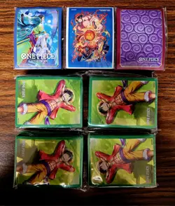 One Piece TCG Offical Sleeves & Deck Box Lot - Image 4
