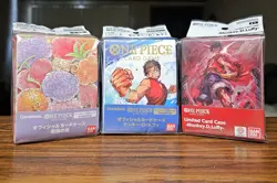 One Piece TCG Offical Sleeves & Deck Box Lot - Image 5