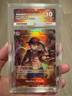 Ace 10 Monkey.D.Luffy ST10-006 SR One Piece TCG - Image 1