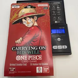 One Piece OP-13 CARRYING ON HIS WILL Sleeved Booster Pack - Heavy - 37.46g 🔥 - Image 1