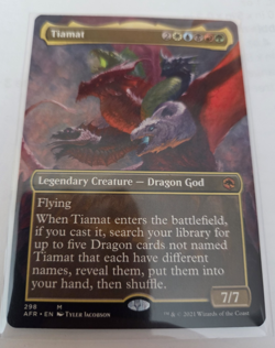 MTG, Tiamat (Borderless)-Adventures in the Forgotten Realms Regular NM - Image 1
