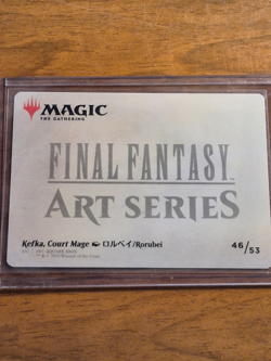 magic the gathering final fantasy kefka, court mage full art 46/53 - Image 2