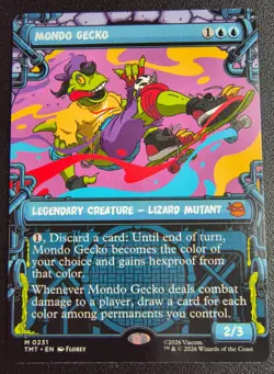 MTG Mondo Gecko (Showcase), NM/Unplayed, TMNT - Image 1