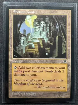Rare Ancient Tomb Tempest Magic: The Gathering Near Mint NM Condition MTG - Image 1