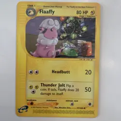 LP Flaaffy Pokemon Card 77/165 Expedition Base Christmas Tree 2002 Pokemon - Image 1
