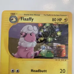 LP Flaaffy Pokemon Card 77/165 Expedition Base Christmas Tree 2002 Pokemon - Image 2