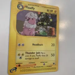 LP Flaaffy Pokemon Card 77/165 Expedition Base Christmas Tree 2002 Pokemon - Image 5