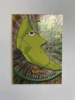 METAPOD #11 Pokemon Card TCG FOIL Topps TV Animation - Image 1