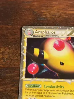 Ampharos Prime 105/123 HeartGold SoulSilver Holo Pokemon Card - Image 2