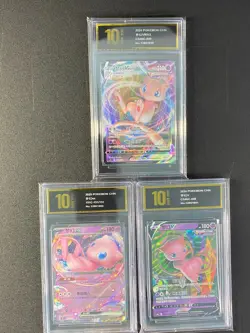 Pokemon Chinese cards Mew CS4bC-049 151C-151/151 CS4bC-048 Grade 10 - Image 1