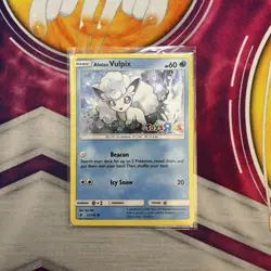 Alolan Vulpix Toys R US Promo Sealed Pokemon TCG Card 21/145 - Image 1