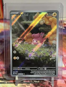 Pokemon TCG Pawmi Holo Paldean Fates Card 226/091 SV Near Mint Condition - Image 1