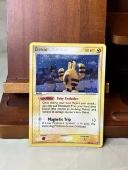 Pokemon Elekid 23/115 Unseen Forces Rare Reverse Holo Basic 2005 Card - Image 3