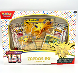 Pokemon TCG: Scarlet & Violet 151 Zapdos ex Collection Box – Factory Sealed - Image 1