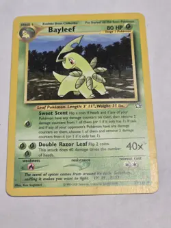 Pokemon TCG Bayleef Neo Genesis 29 Regular Unlimited Uncommon Near Mint - Image 1