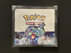 Pokemon Stellar Crown Booster Box English Print With Acrylic Case - Image 1