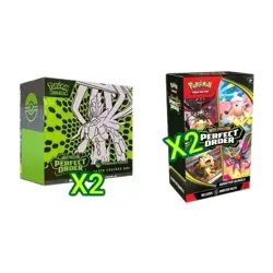 PRESALE Pokemon Perfect Order Pokemon Center ETB Booster Bundle Ships Late March - Image 1