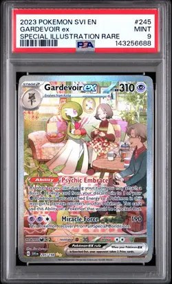 2023 POKEMON SVI EN-SCARLET & VIOLET #245 GARDEVOIR EX PSA 9 - Image 1