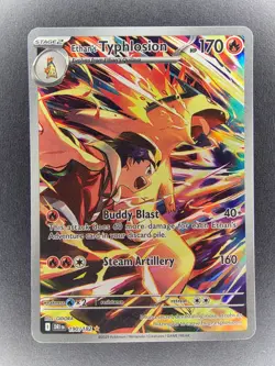 Pokemon TCG - Ethan's Typhlosion 190/182 - Destined Rivals - Illustration Rare - Image 1