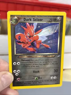 Pokemon Dark Scizor 9/105 Neo Destiny Holo Rare 70HP Nishida English - Image 3