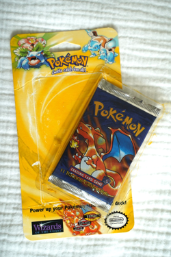 Pokemon TCG Base Set Booster Blister Pack Potential Shadowless Charizard - Image 2