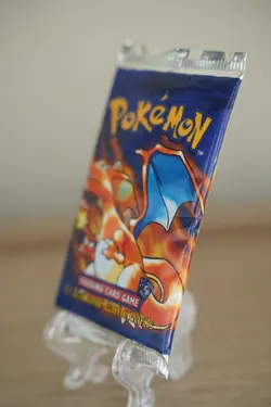Pokemon TCG Base Set Booster Blister Pack Potential Shadowless Charizard - Image 5