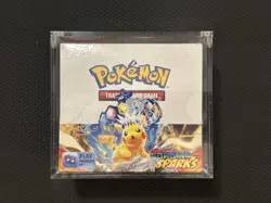 Pokemon Surging Sparks Booster Box English Print With Acrylic Case - Image 1