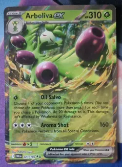 Pokemon TCG S&V Destined Rivals Arboliva EX 023/182 Double Rare NM-Mint - Image 1