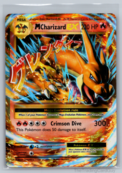 M Charizard EX 13/108 Ultra Rare Pokemon TCG XY - Evolutions LP - Image 1