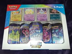 Pokemon PALDEAN FATES Costco Mini Tins set of 5 tins - Image 1