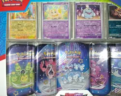Pokemon PALDEAN FATES Costco Mini Tins set of 5 tins - Image 3