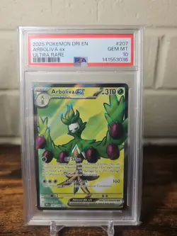 Pokemon TCG Arboliva EX 207/182 Full Art Destined Rivals Ultra Rare PSA 10 - Image 1