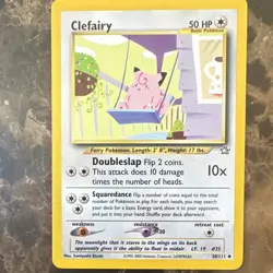 Pokemon TCG Clefairy Neo Genesis Uncommon 30/111 NM - Image 1