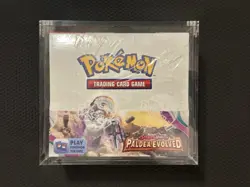 Pokemon Paldea Evolved Booster Box English Print With Acrylic Case - Image 1