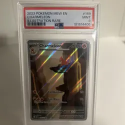 2023 POKEMON EN-151 ILLUSTRATION RARE #169 CHARMELEON PSA 9 - Image 1