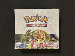 Pokemon Scarlet & Violet Booster Box English Print With Acrylic Case - Image 2