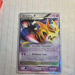 Pokemon TCG Giratina LV.X DP38 Diamond & Pearl Promo Holo Level Up 130 HP - Image 1