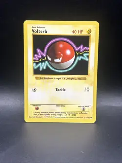 Voltorb 67/102 Common Base Set Pokemon Shadowless - Image 1