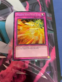 YUGIOH - PHOENIX WING WIND BLAST - SECRET RARE - LP - 1ST ED - LCYW - Image 1