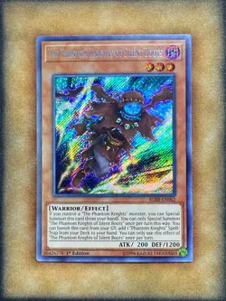 Yugioh The Phantom Knights of Silent Boots BLRR-EN062 Secret Rare 1st Ed NM - Image 1