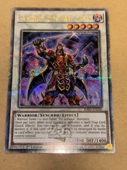 Legendary Six Samurai - Shi En RA03-EN250 Quarter Century Secret Rare YuGiOh! - Image 1
