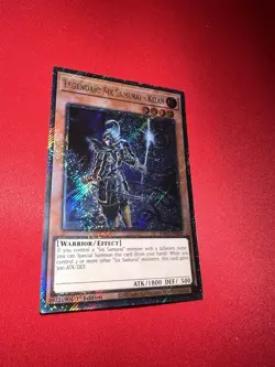 ☆ RA03-EN249 Legendary Six Samurai - Kizan Platinum Secret Rare 1st YuGiOh ☆ - Image 2