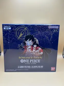One Piece Romance Dawn OP-01 English Booster Box BLUE BOTTOM Sealed - Image 1
