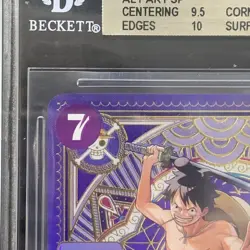 Special Alternate Art Luffy-Tarou One Piece OP11 Japanese SP ST18-005 SR BGS 10 - Image 4