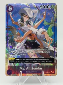 Ms. All Sunday (Alternate Art) OP04-064 Kingdoms of Intrigue Foil One Piece TCG - Image 1